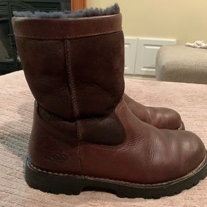 Ugg Boots. Barely worn. Warm. no major scratches.